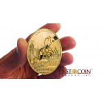 Niue "Europe" Continents Series $100 Gold Coin 2013 Oval Shape Proof 3 oz